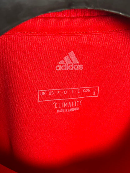 Adidas Climalite Red Round Neck - Small