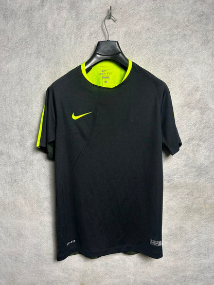 Nike Dri Fit Black Round Neck - Medium