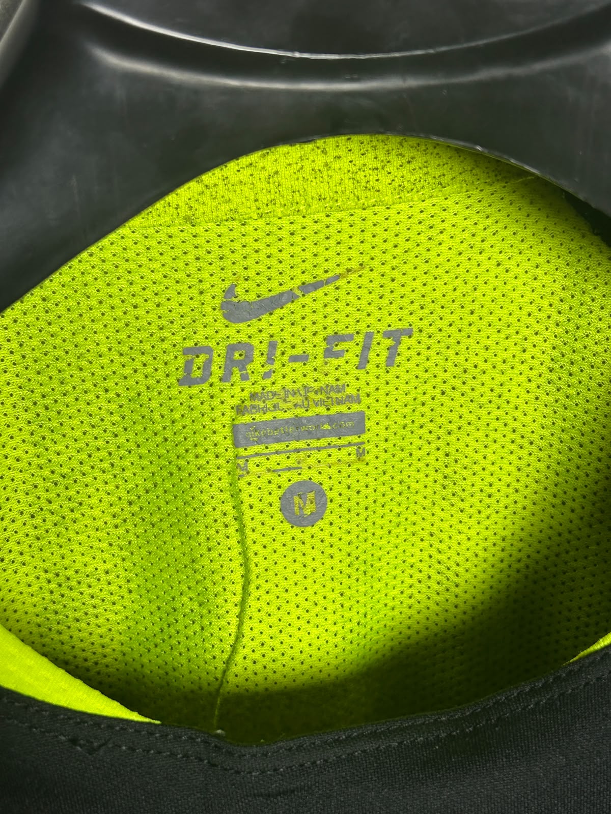 Nike Dri Fit Black Round Neck - Medium