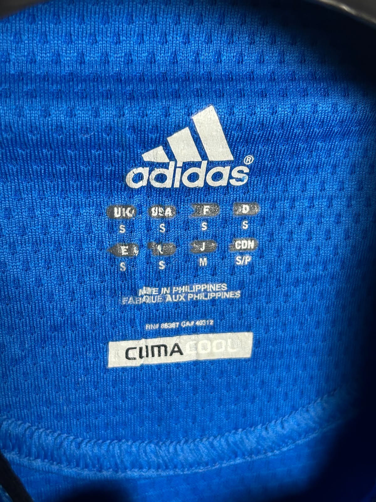 Adidas Climacool Half Zip Round Neck - Small