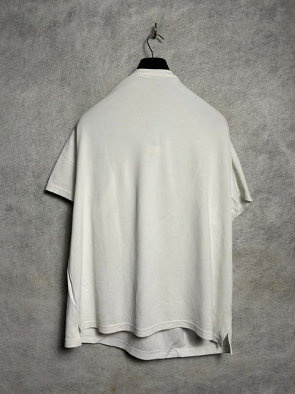 Nike Dri Fit White Round Neck - XL