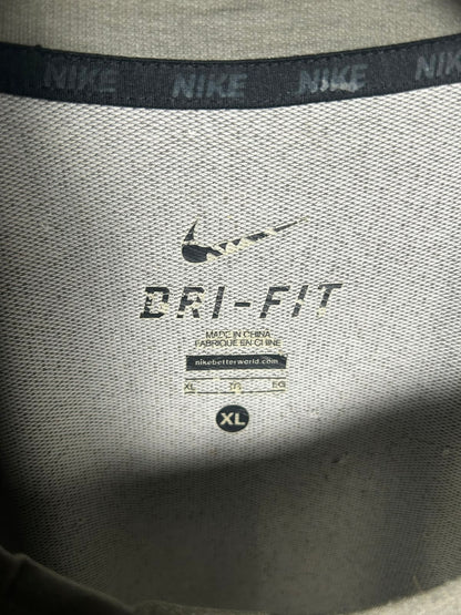 Nike Dri Fit Grey Full Sleeves Round Neck - XL