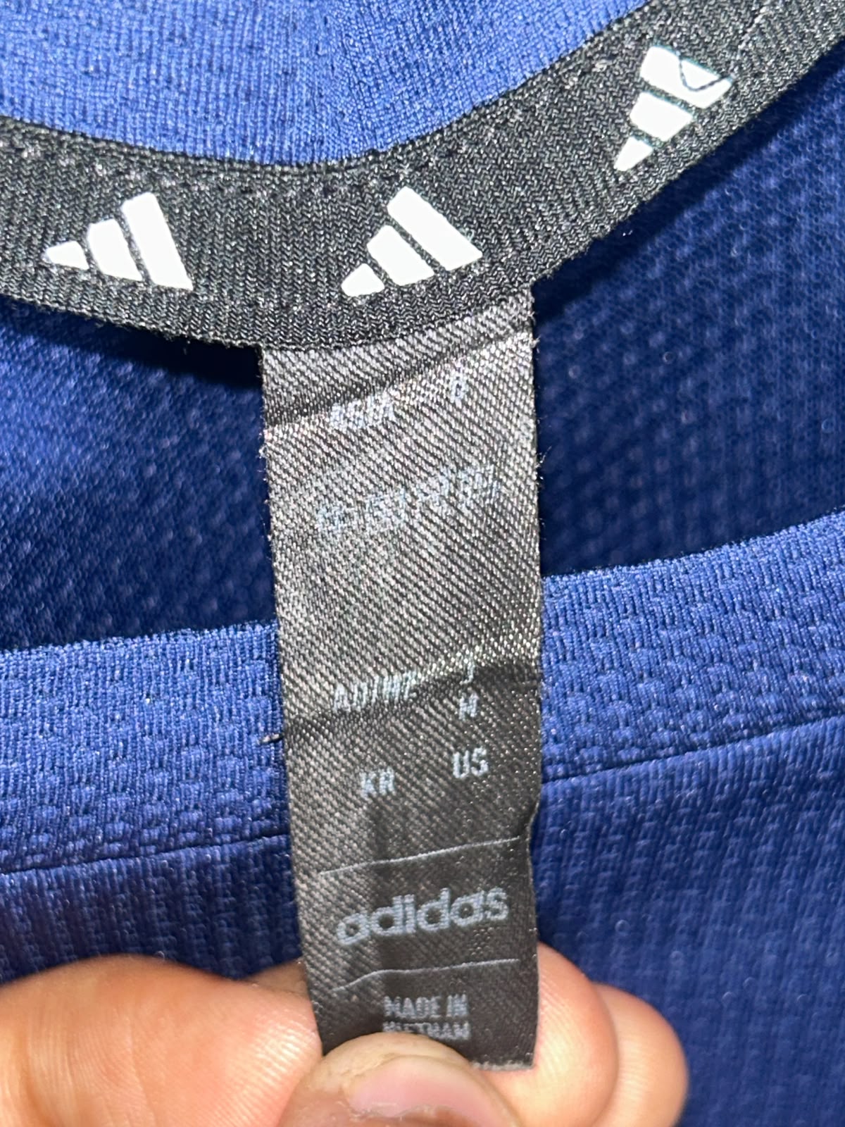 Adidas Aeroready Blue Round Neck - Medium
