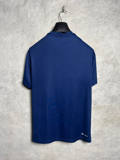 Adidas Aeroready Blue Round Neck - Medium