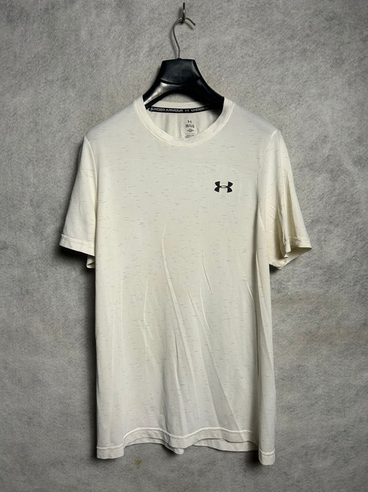 Under Armour White Round Neck - Large