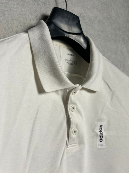 Adidas White Polo - Large