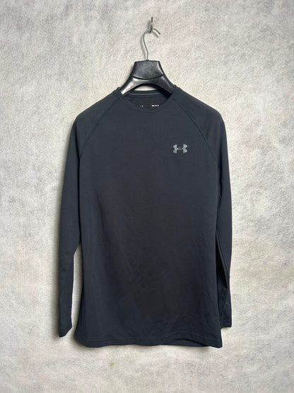 Under Armour Cold Gear Black Full Sleeves Round Neck - Medium