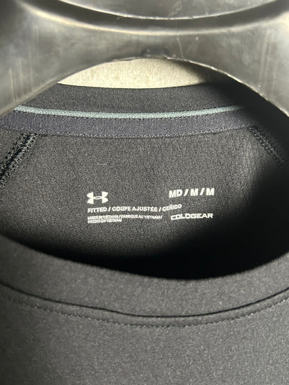 Under Armour Cold Gear Black Full Sleeves Round Neck - Medium