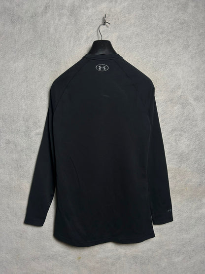 Under Armour Cold Gear Black Full Sleeves Round Neck - Medium