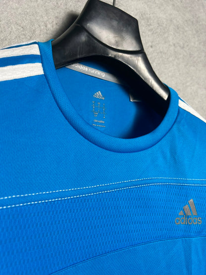 Adidas Climalite Blue Round Neck Full Sleeves - Medium
