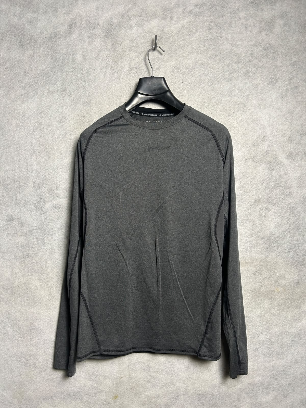 Under Armour Heat Gear Grey Round Neck Full Sleeves - XL