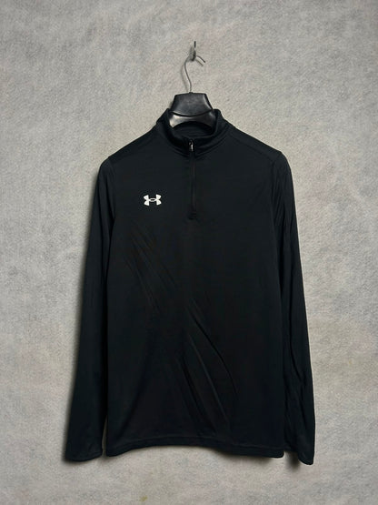Under Armour Half Zip Round Neck Full Sleeves - Small