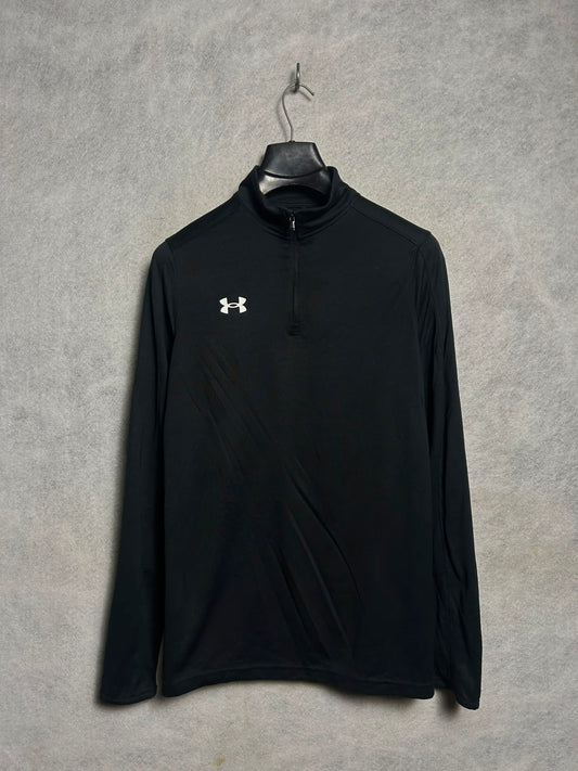 Under Armour Half Zip Round Neck Full Sleeves - Small