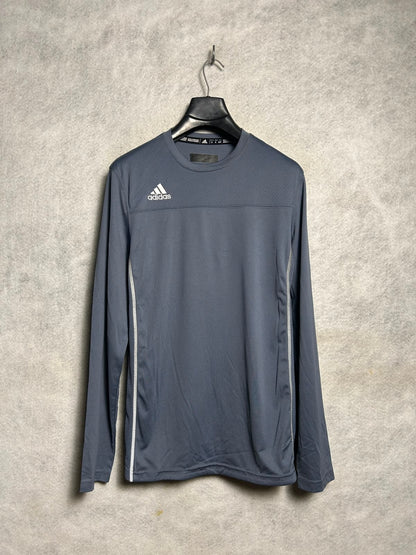 Adidas Grey Full Sleeves Round Neck - Small