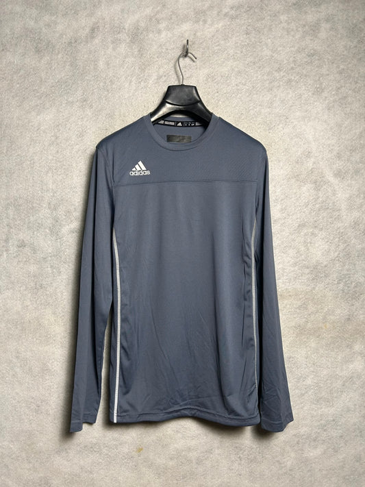 Adidas Grey Full Sleeves Round Neck - Small