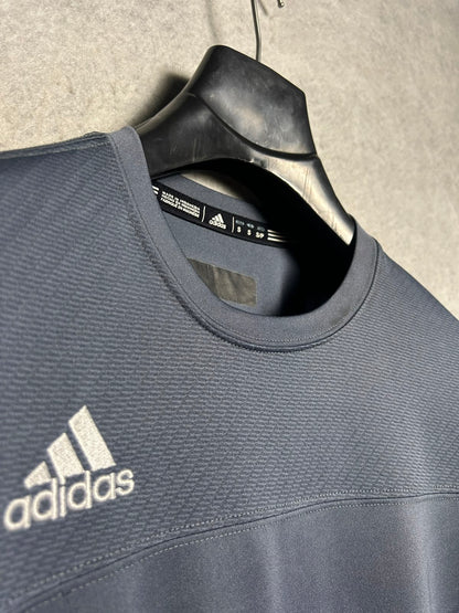 Adidas Grey Full Sleeves Round Neck - Small
