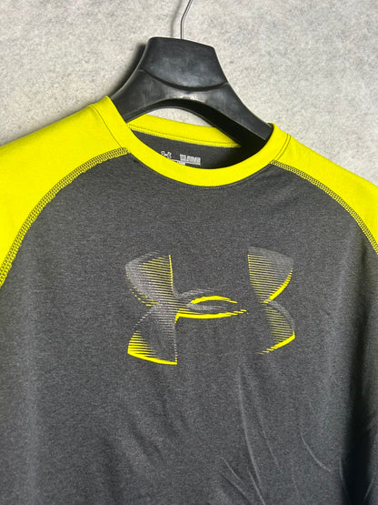 Under Armour Heat Gear Big Logo Round Neck - YXL