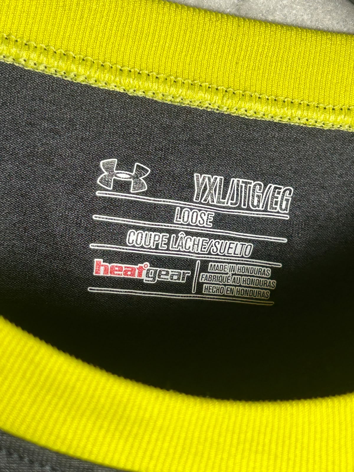 Under Armour Heat Gear Big Logo Round Neck - YXL