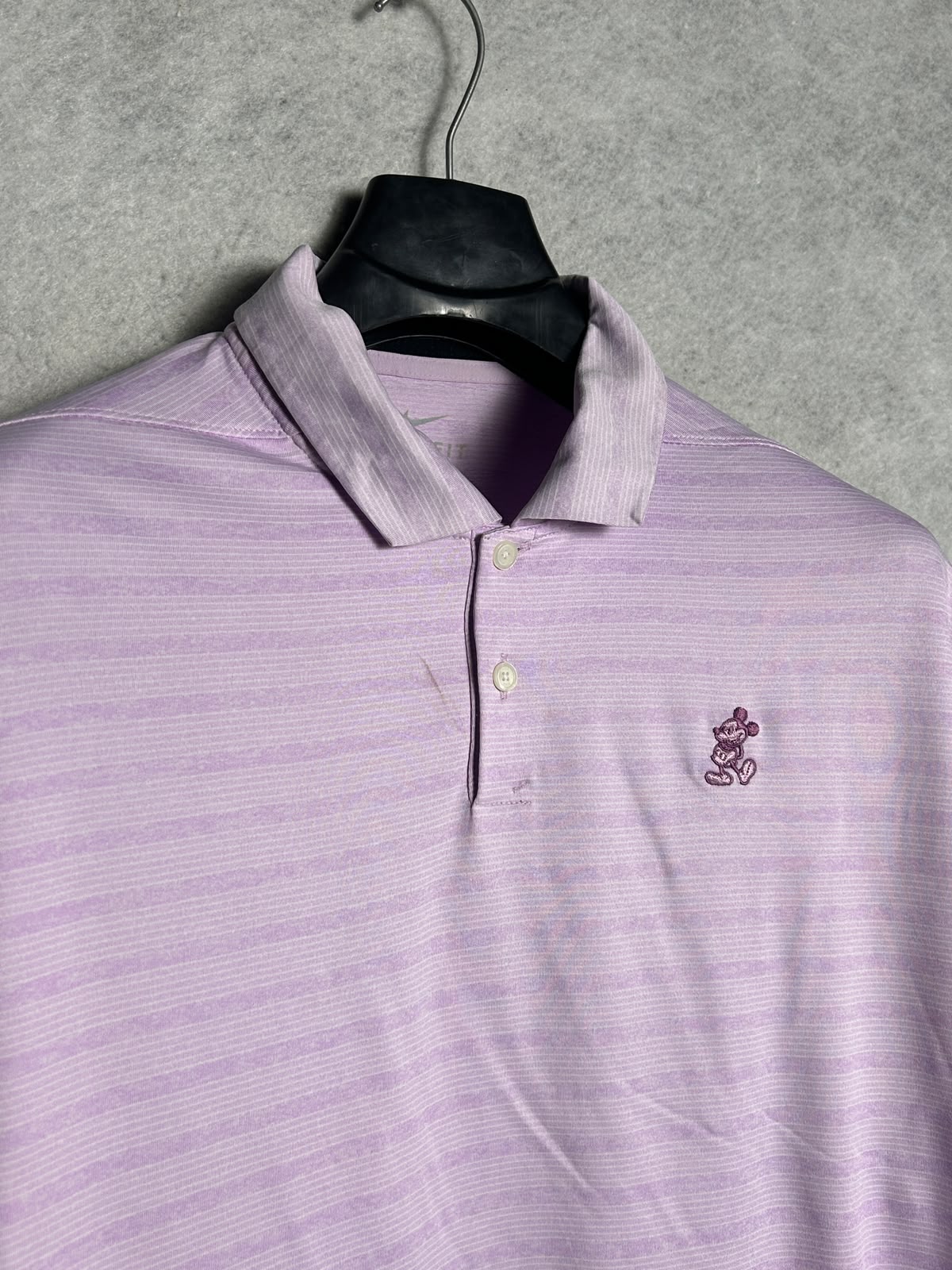Nike Dri Fit Pink Polo - Large