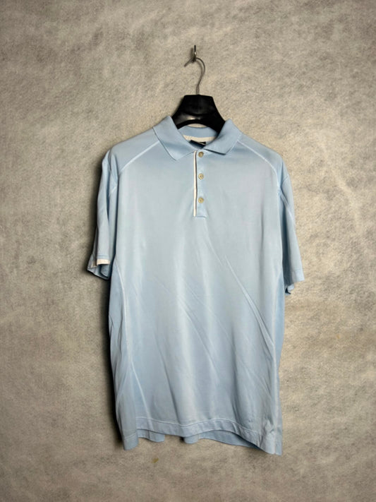 Nike Golf Dri Fit Sky Blue Polo - Large