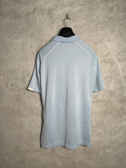 Nike Golf Dri Fit Sky Blue Polo - Large