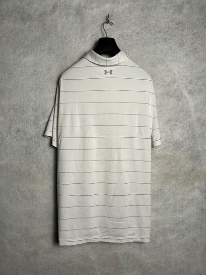 Under Armour White Polo - 2XL