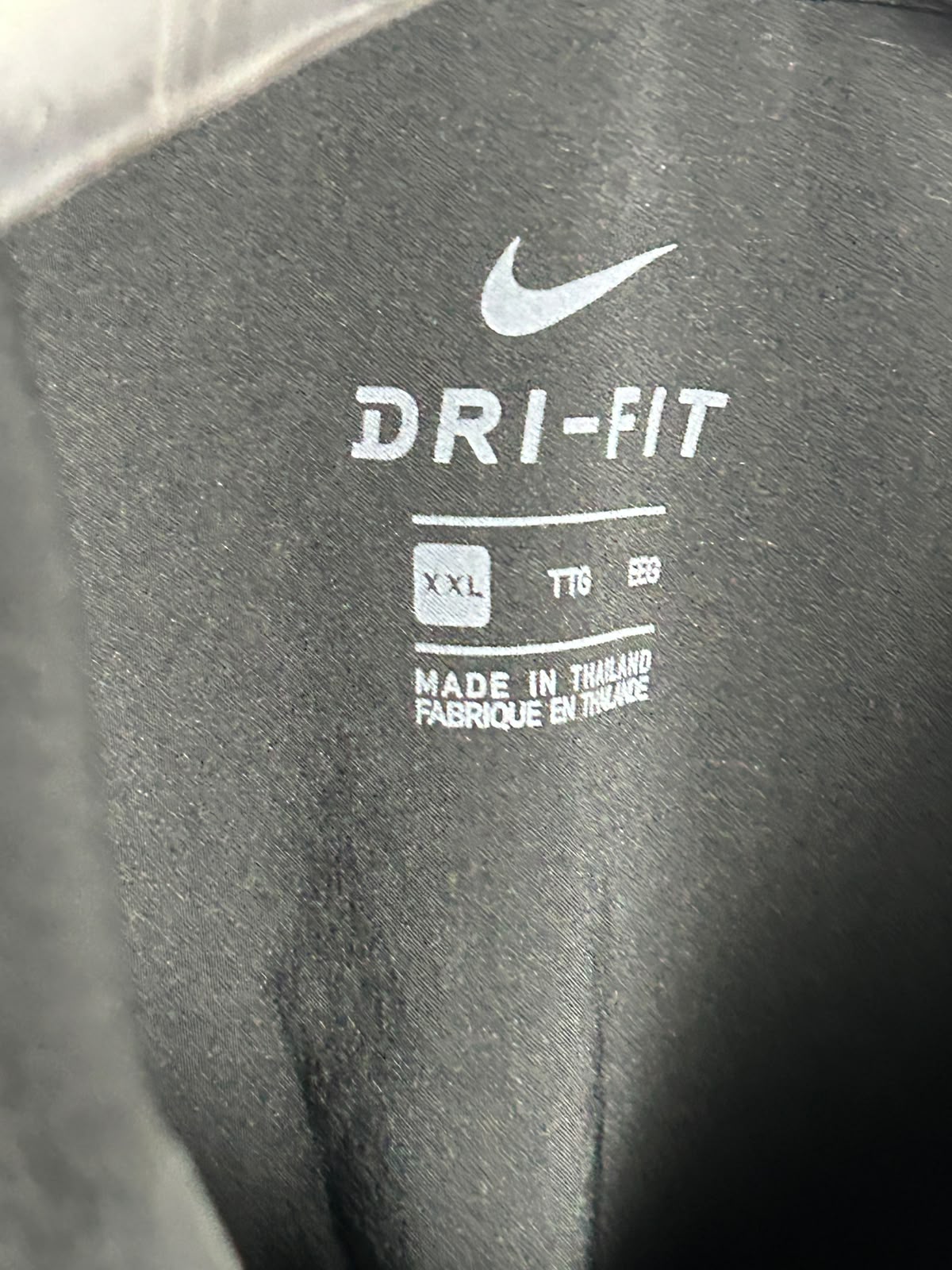 Nike Dri Fit Black Polo - XXL