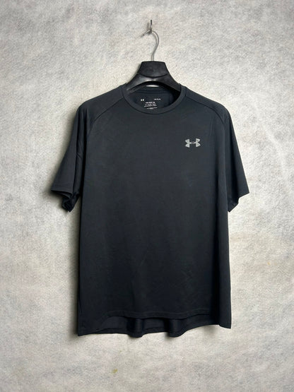 Under Armour The Tech Tee Black Round Neck - LG