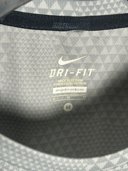 Nike Dri Fit Grey Round Neck - Medium