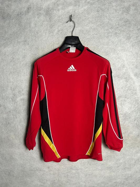Adidas Climacool Red Round Neck Full Sleeves - Medium