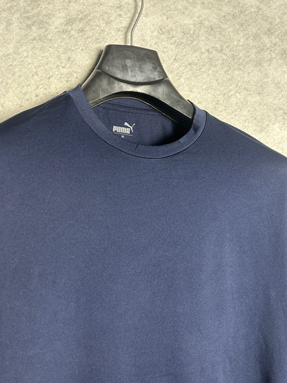 Puma Blue Round Neck Full Sleeves - Medium