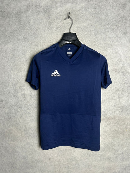 Adidas Blue Round Neck  - Small