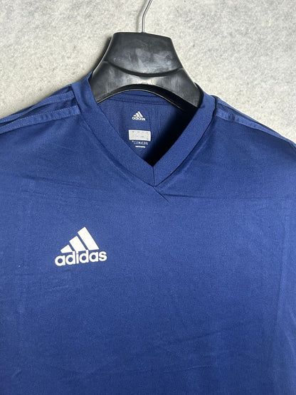 Adidas Blue Round Neck  - Small