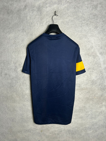 Nike Dri Fit Blue And Yellow V Neck - Medium