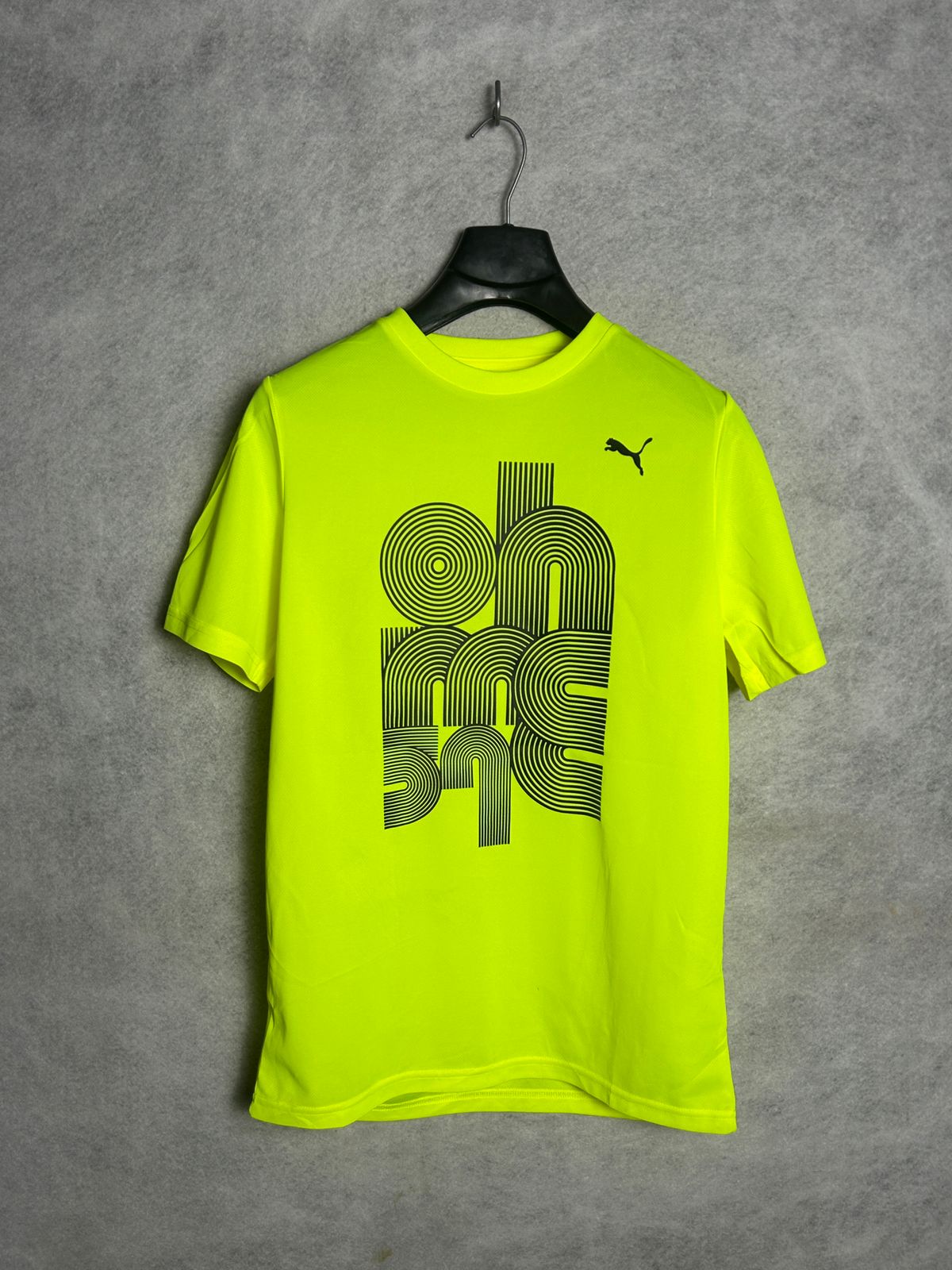 Puma Big Logo Neon Round Neck - Small