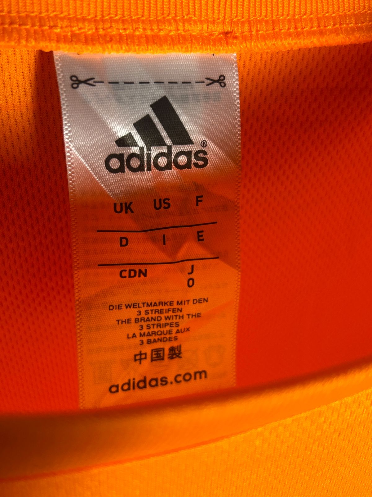 Adidas Giants Orange Round Neck - Large