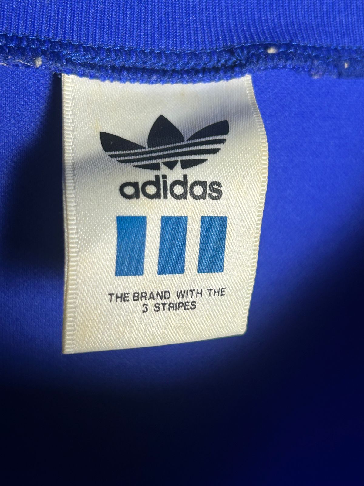 Adidas Big Logo Blue Round Neck - Large