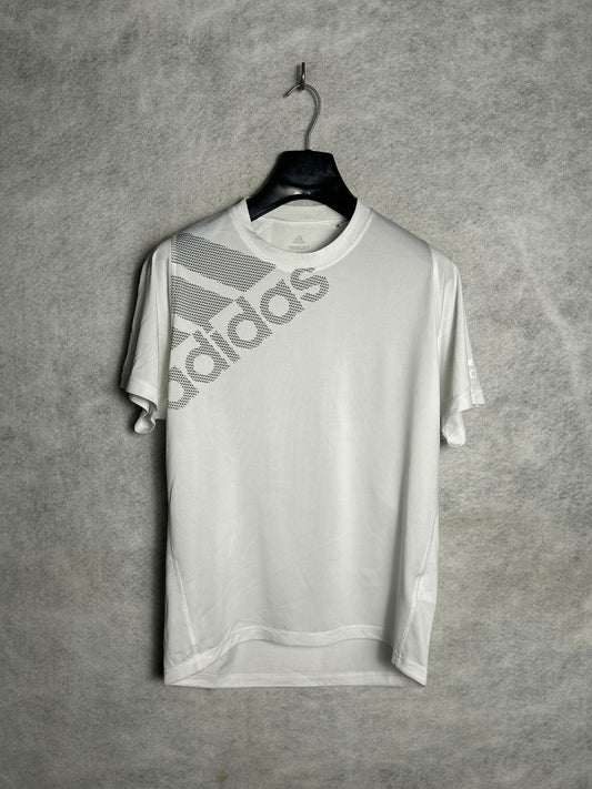 Adidas Aeroready Freelift White Round Neck - Medium
