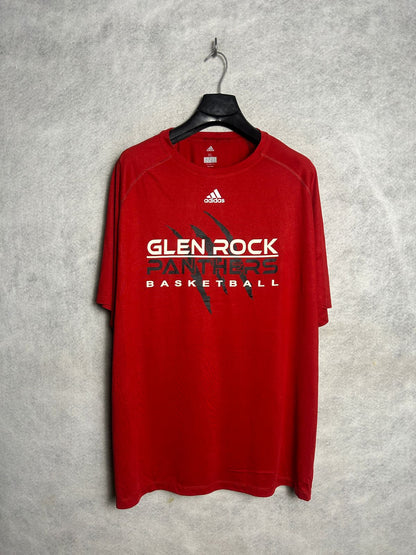 Adidas Climalite Glen Rock Panther Big Logo Round Neck - XL