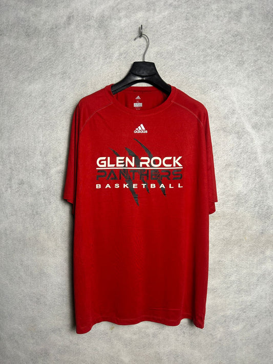 Adidas Climalite Glen Rock Panther Big Logo Round Neck - XL