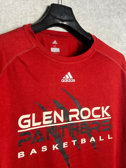 Adidas Climalite Glen Rock Panther Big Logo Round Neck - XL