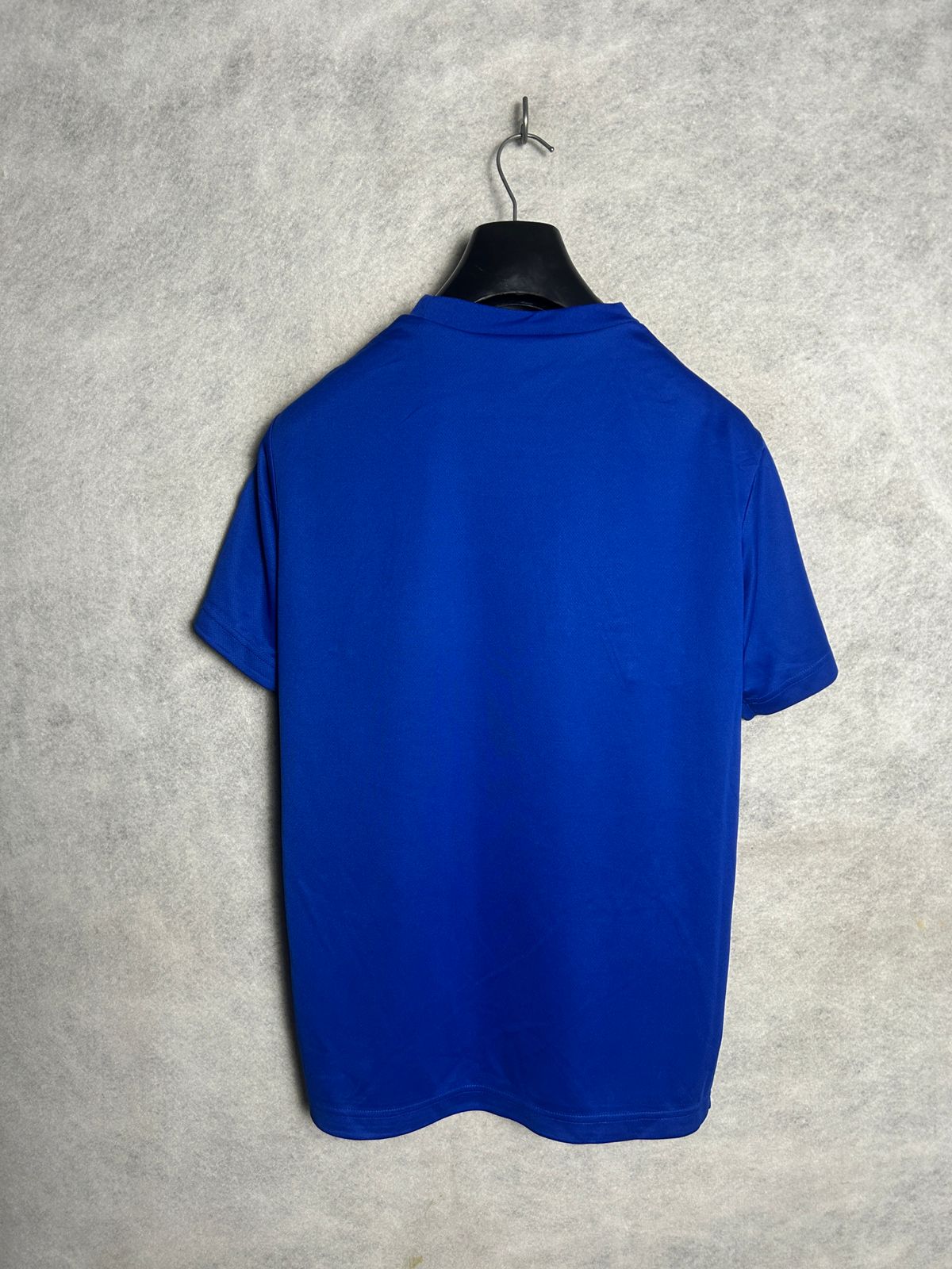 Adidas Yokohama Marathon Big Logo Blue Round Neck - Small