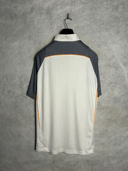 Adidas Half Zip Mock Neck White - Large