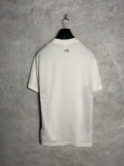 Nike Dri Fit White Round Neck - Medium