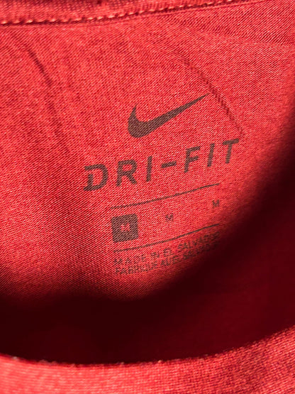 Nike Dri Fit Pioneer Red Round Neck - Medium
