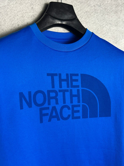 The North Face Big Logo Round Neck Blue - Small