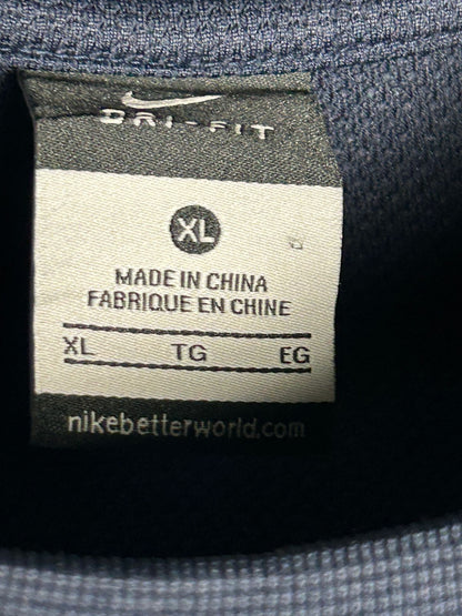 Nike Dri Fit Blue Round Neck - XL