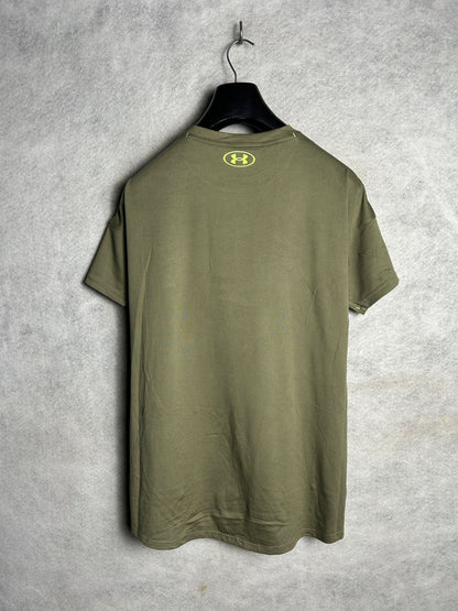 Under Armour Army Green Round Neck - Medium
