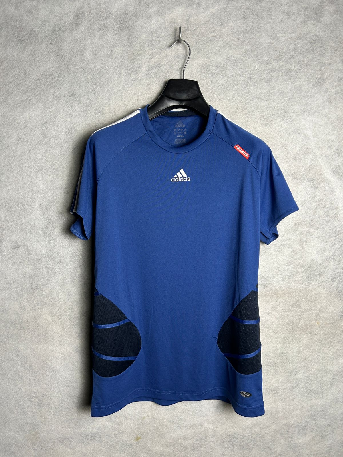 Adidas Blue Round Neck - Small
