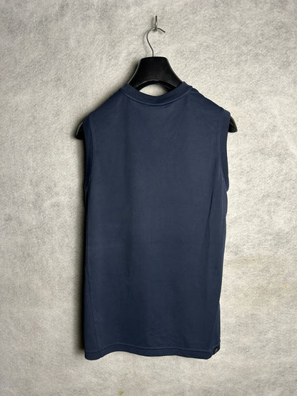 Nike Dri Fit Blue V Neck - Large